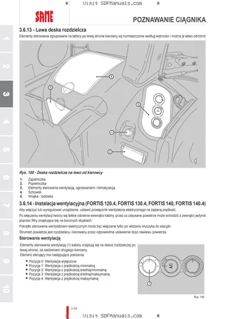 Instrukcja operatora: FORTIS 120.4 → WSXV240200LD50001 – sample manual page 1