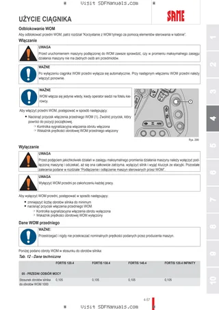 Instrukcja operatora: FORTIS 120.4 → WSXV240200LD50001 – sample manual page 2