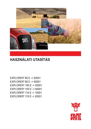 Használati utasítás: EXPLORER³ 85 E → S14P854WVT50001 – manual cover