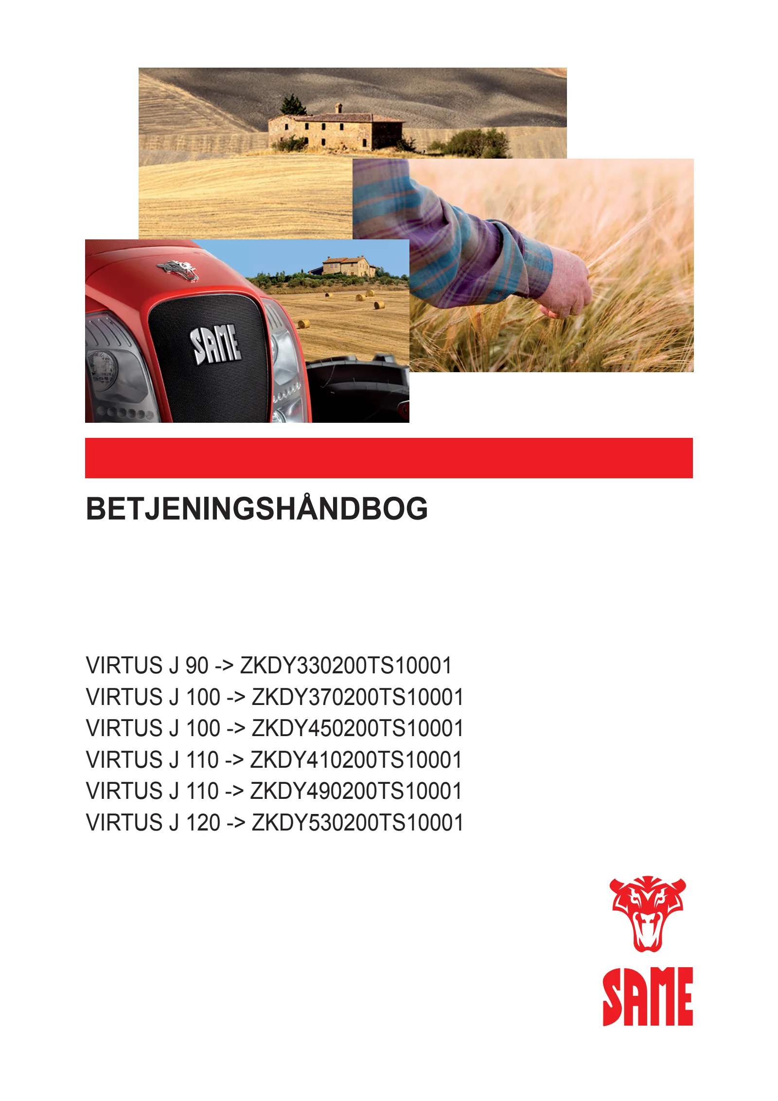 Betjeningshåndbog: Virtus J 90 → ZKDY330200TS10001