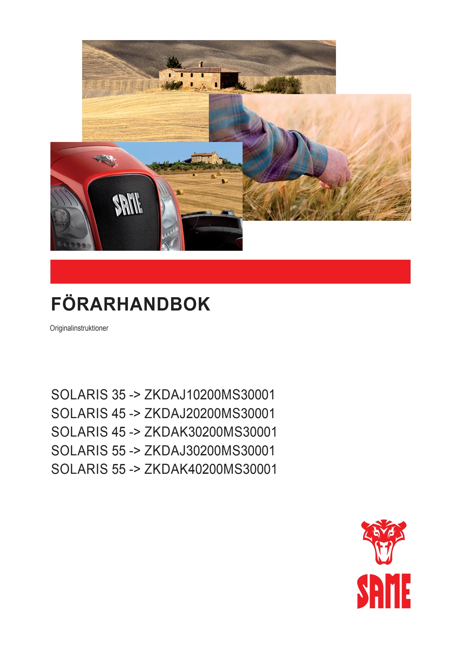 Förarhandbok: SOLARIS 35 → ZKDAJ10200MS30001