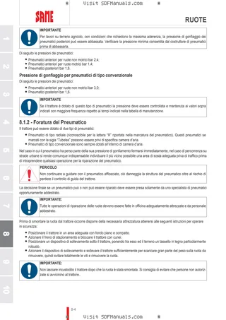 Manuale operatore: EXPLORER 75 SPECIAL → EXP75SVT70001 – sample manual page 4
