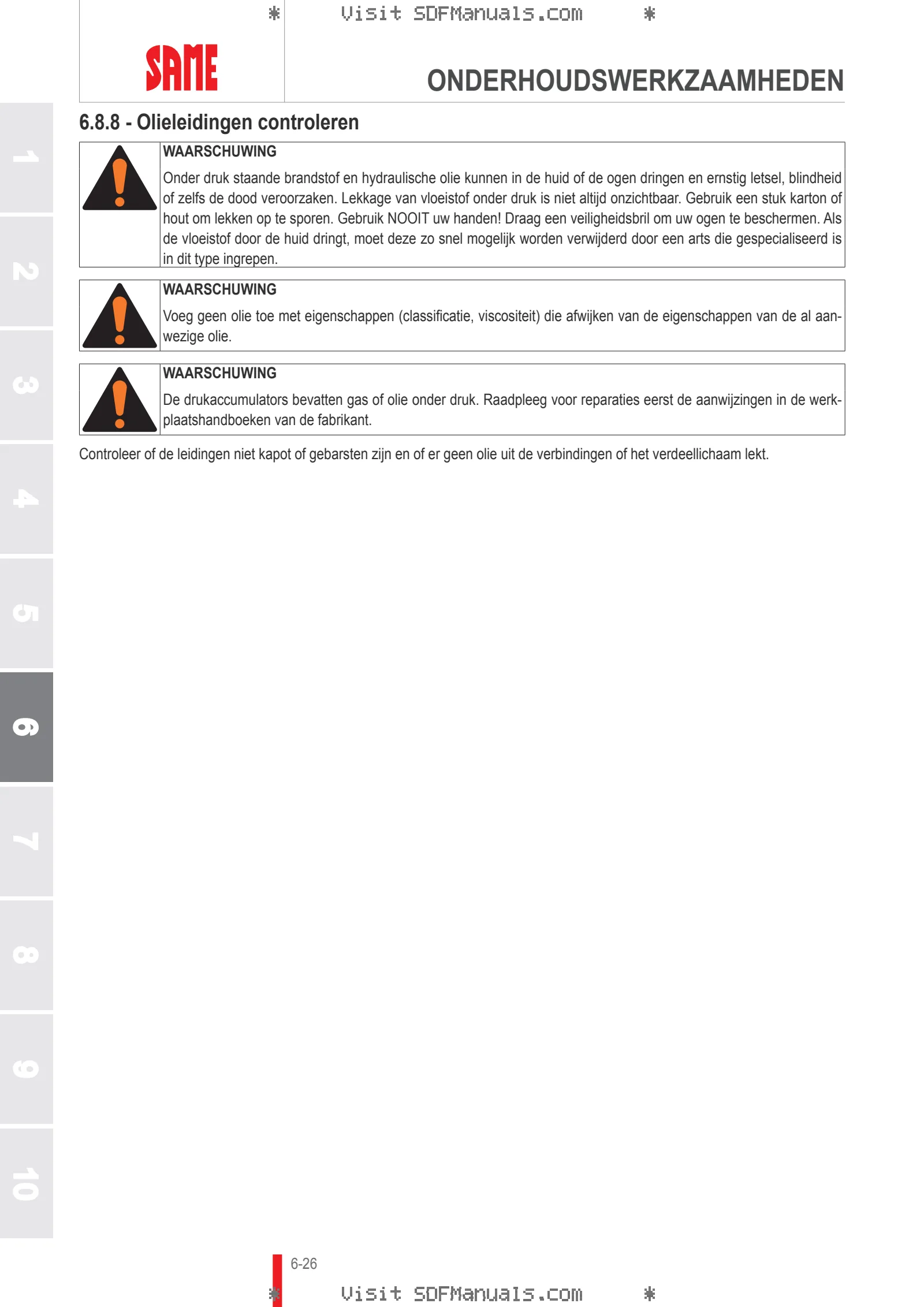 Bedieningshandleiding: EXPLORER 75 SPECIAL → EXP75SVT70001 – sample manual page 3