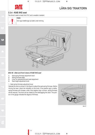 Förarhandbok: EXPLORER 75 SPECIAL → EXP75SVT70001 – sample manual page 1