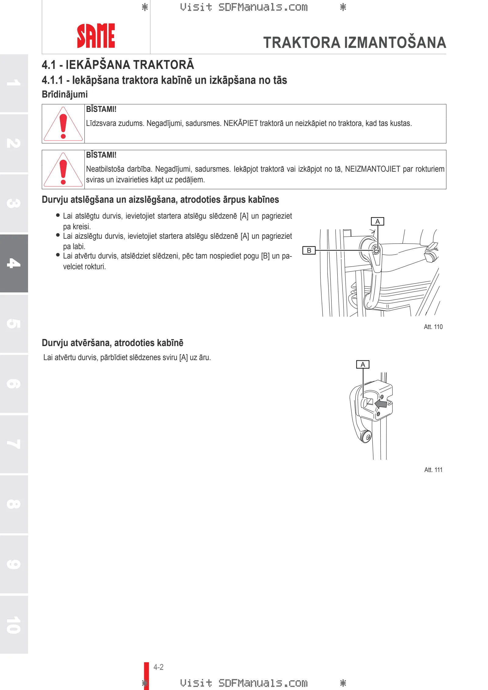 Lietošanas rokasgrāmata: DORADO 80 → ZKDBB90200TS30001 – sample manual page 1