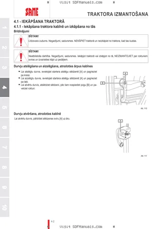 Lietošanas rokasgrāmata: DORADO 80 → ZKDBB90200TS30001 – sample manual page 1