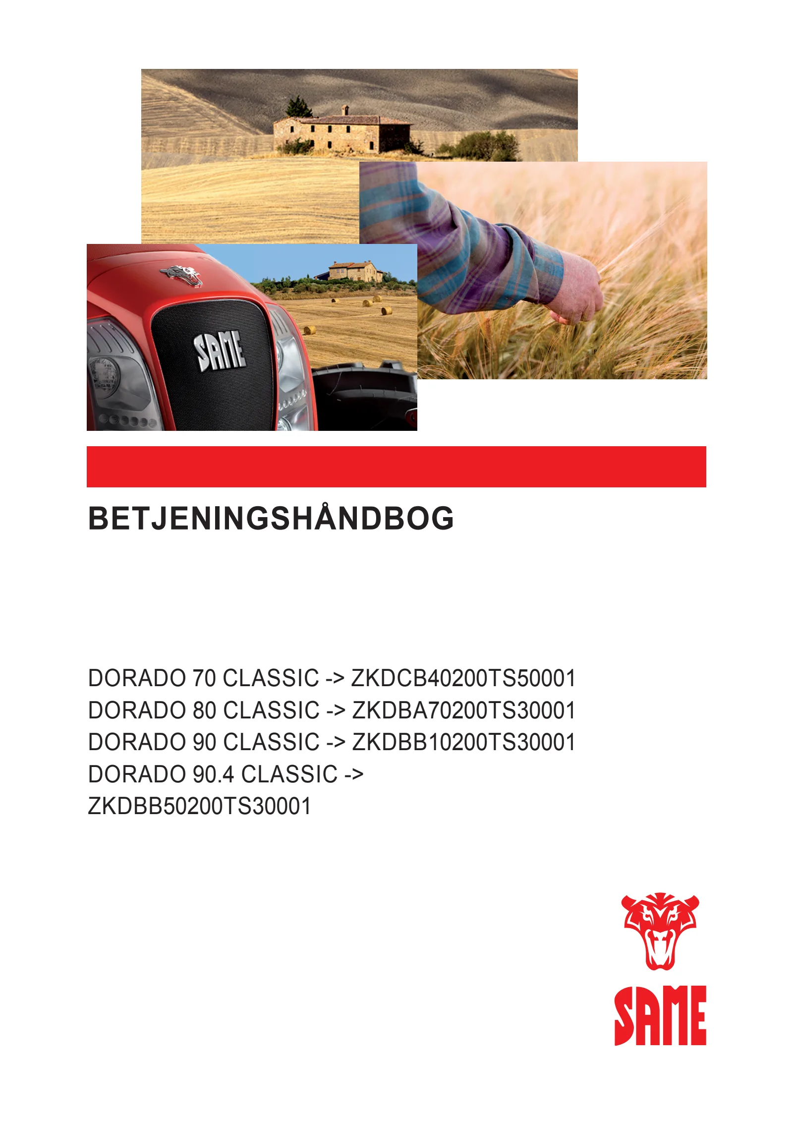Betjeningshåndbog: DORADO 80 CLASSIC → ZKDBA70200TS30001