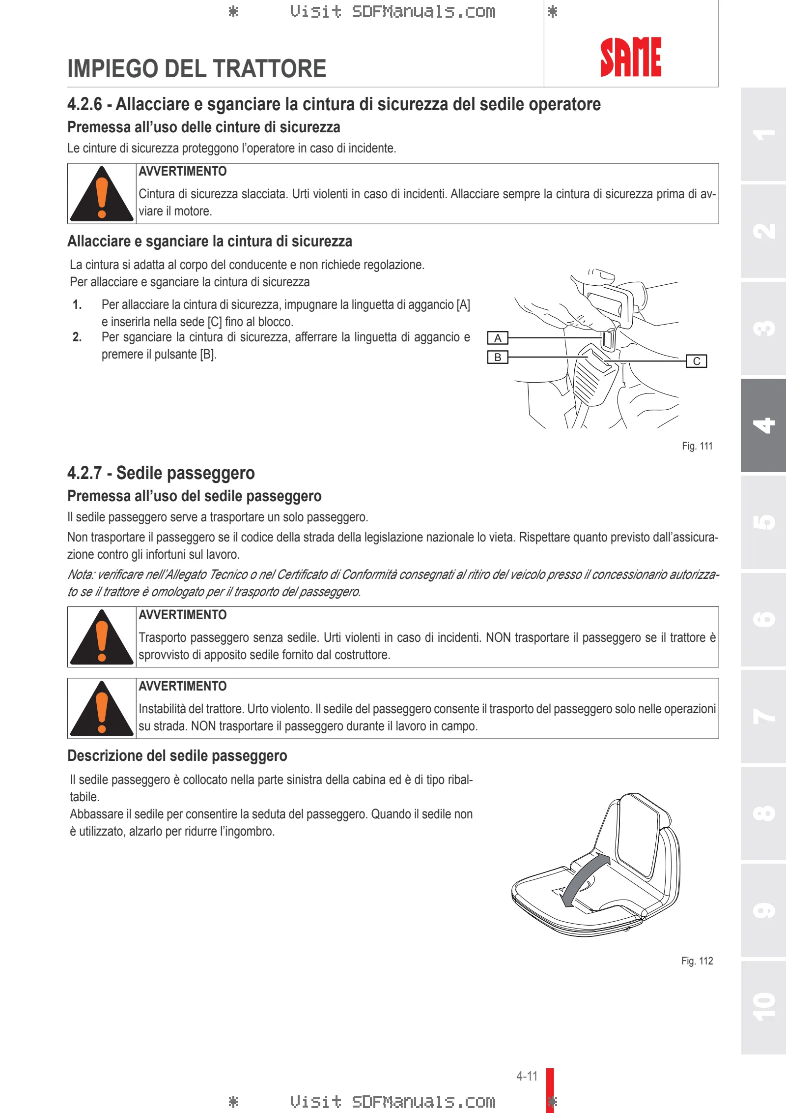 Manuale operatore: EXPLORER 90.4 → ZKDAW30200TS10001 – sample manual page 1