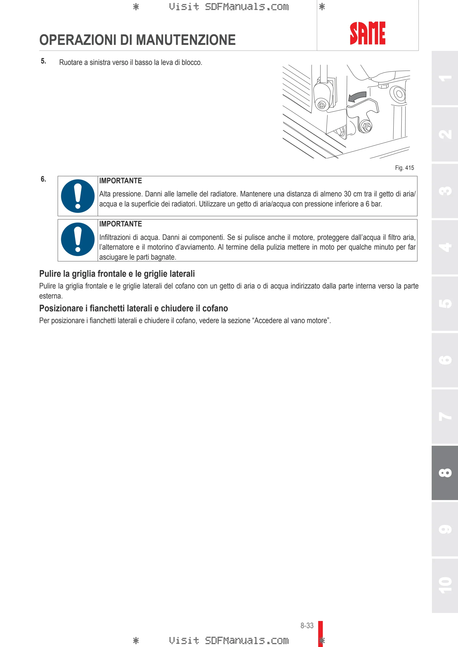 Manuale operatore: EXPLORER 90.4 → ZKDAW30200TS10001 – sample manual page 4
