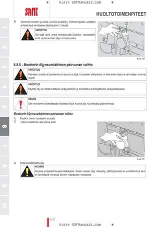 Käyttäjän opas: Frutteto³ 50 Natural – sample manual page 3