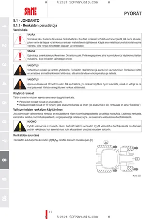 Käyttäjän opas: Frutteto³ 50 Natural – sample manual page 4
