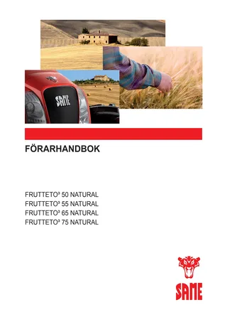 Förarhandbok: Frutteto³ 50 Natural – manual cover