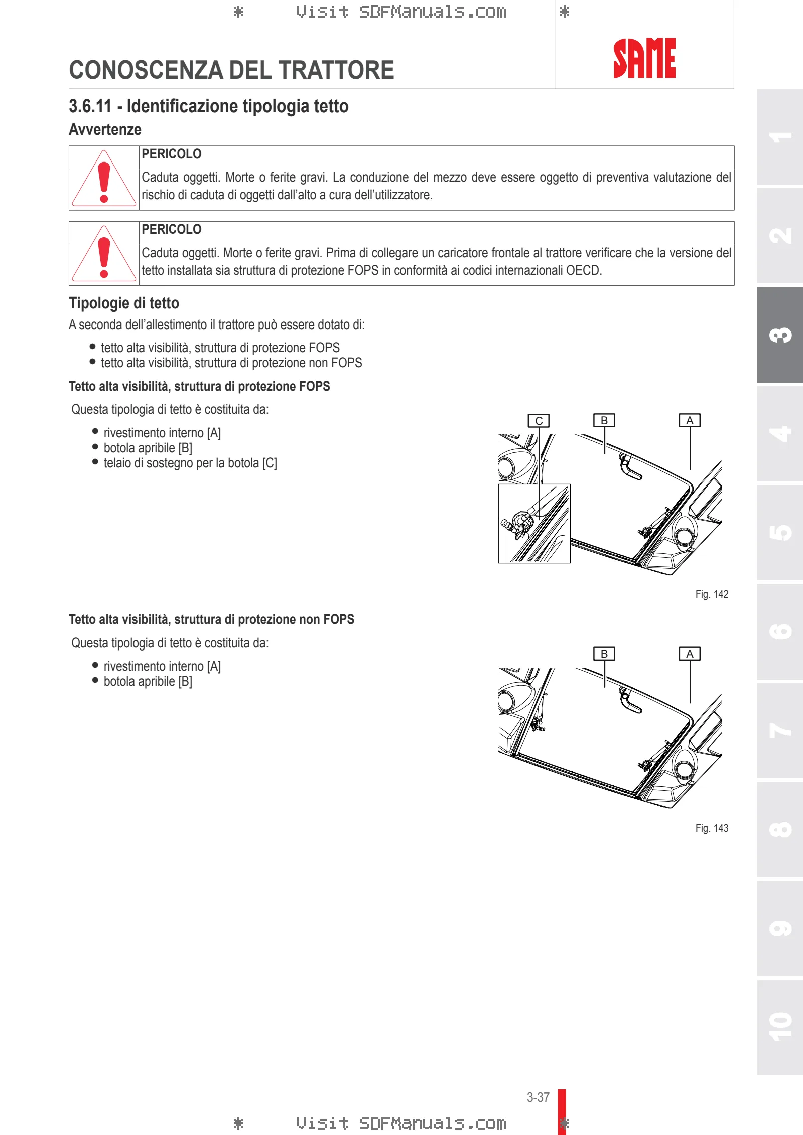 Manuale operatore: FORTIS 180 → WSXAT60200LS50010 – sample manual page 1