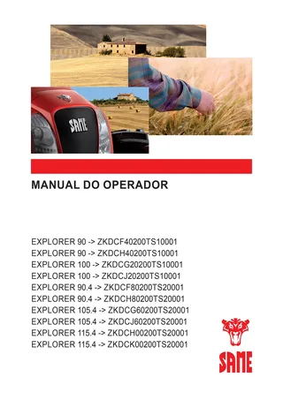 Manual do operador: EXPLORER 90 → ZKDCF40200TS10001 – manual cover