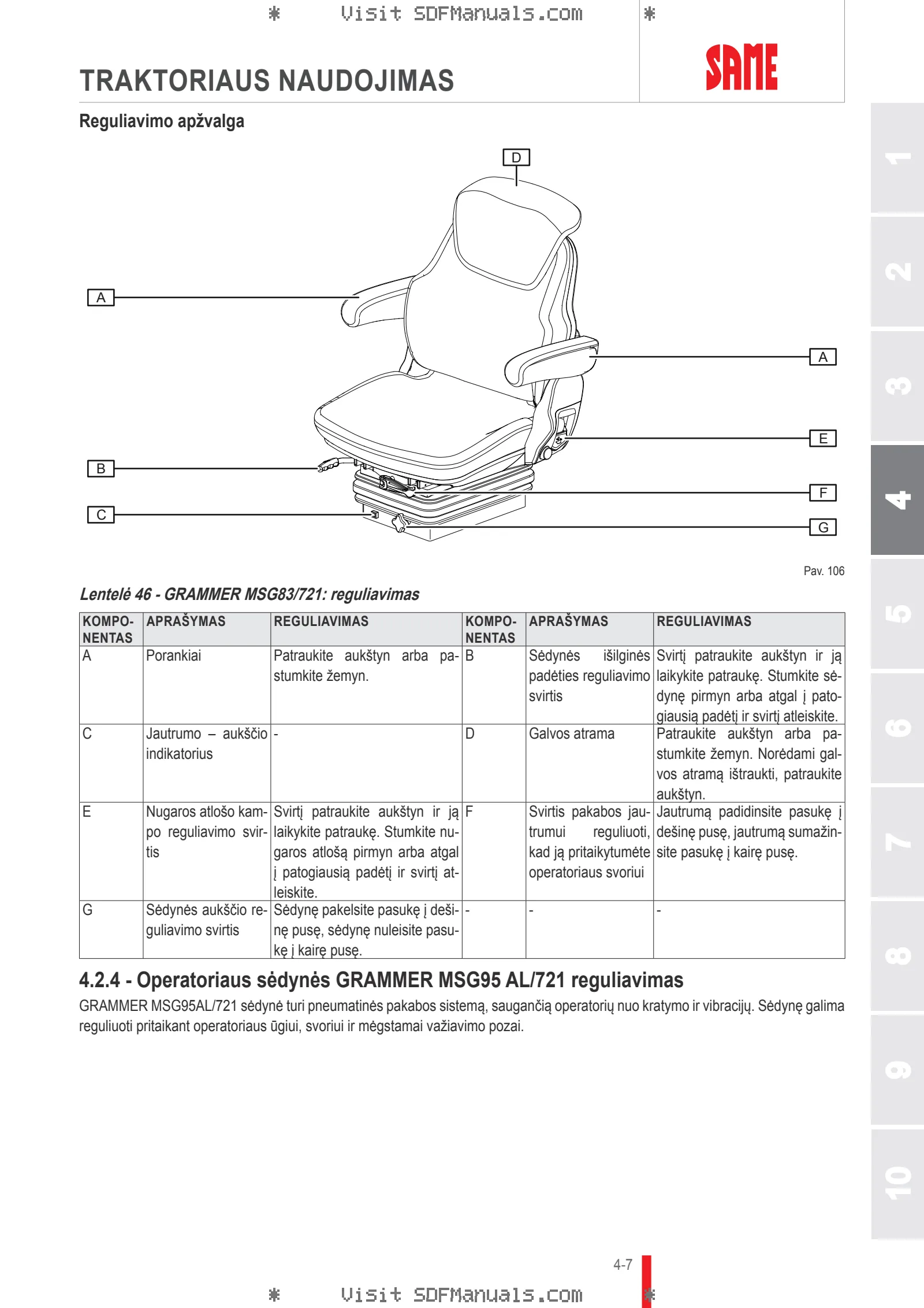 Operatoriaus vadovas: EXPLORER 80 → ZKDBE70200TS20001 – sample manual page 1