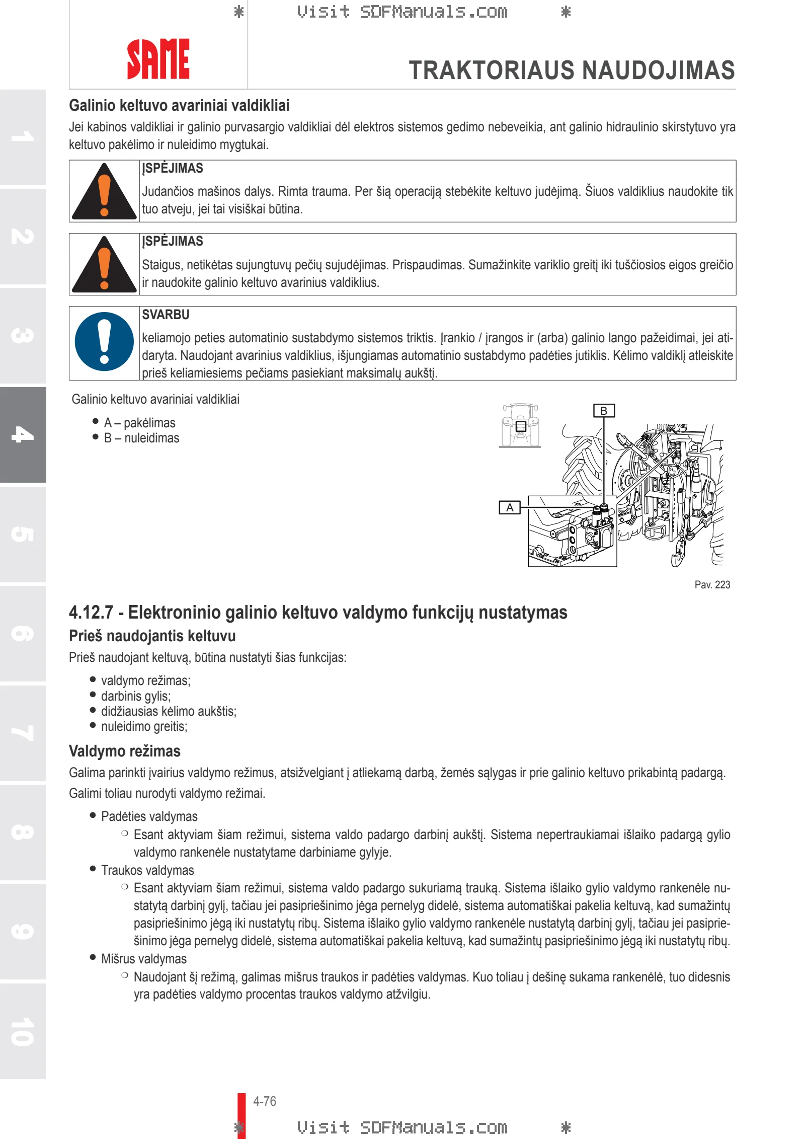 Operatoriaus vadovas: EXPLORER 80 → ZKDBE70200TS20001 – sample manual page 2