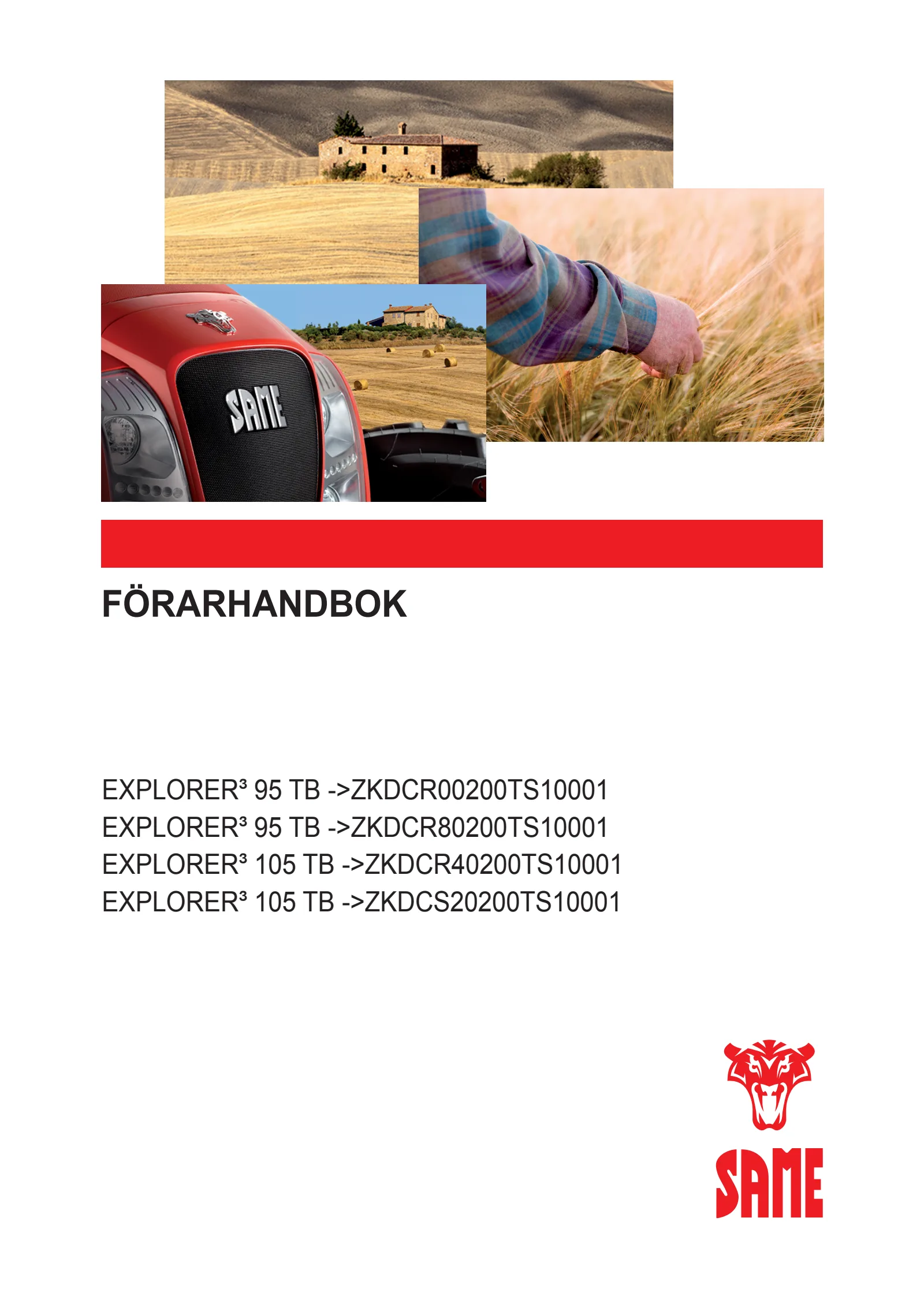 Förarhandbok: EXPLORER³ 95 TB → ZKDCR00200TS10001
