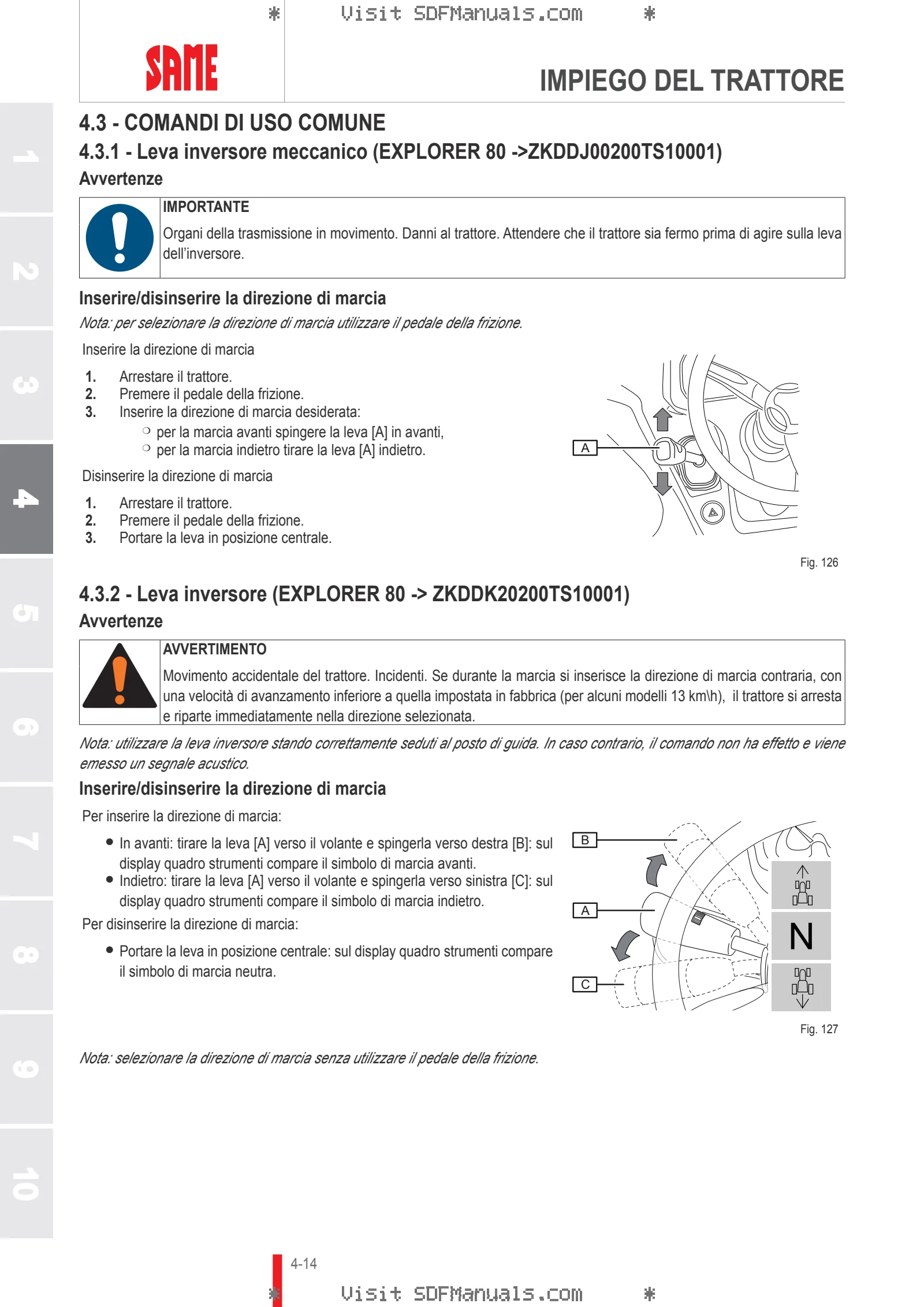 Manuale operatore: EXPLORER 80 → ZKDDJ00200TS10001 – sample manual page 1