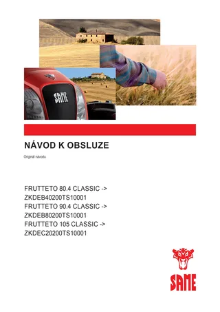 Návod k obsluze: FRUTTETO 80.4 CLASSIC → ZKDEB40200TS10001 – manual cover