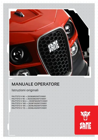 Manuale operatore: FRUTTETO V 80 → ZKDBS80200TS10001 – manual cover