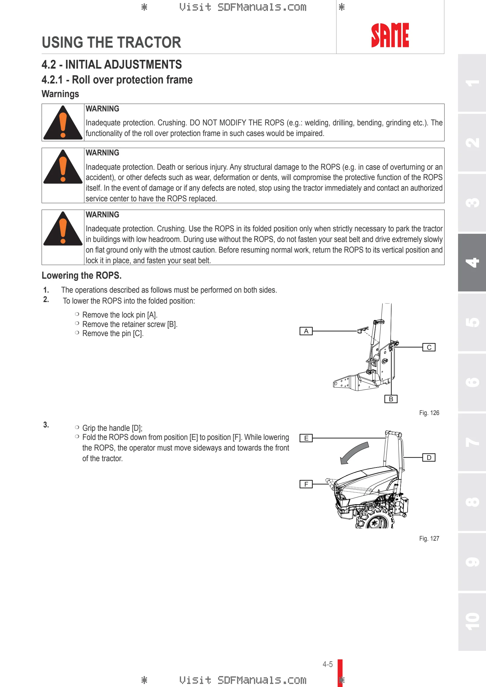 Operator's manual: FRUTTETO V 80 → ZKDBS80200TS10001 – sample manual page 1