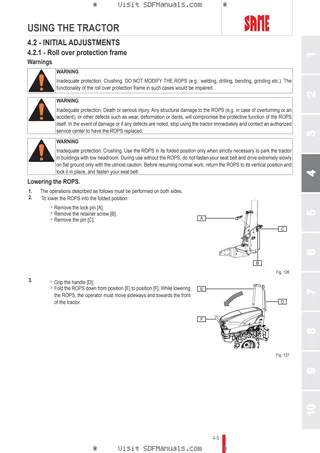 Operator's manual: FRUTTETO V 80 → ZKDBS80200TS10001 – sample manual page 1