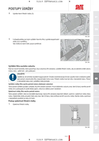 Návod k obsluze: DORADO 50 ( EXPORT MARKET ) – sample manual page 3