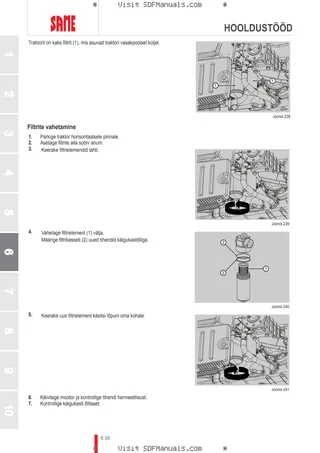 Kasutusjuhend: DORADO 50 ( EXPORT MARKET ) – sample manual page 3