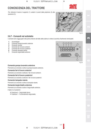 Manuale operatore: DORADO 50 ( EXPORT MARKET ) – sample manual page 1