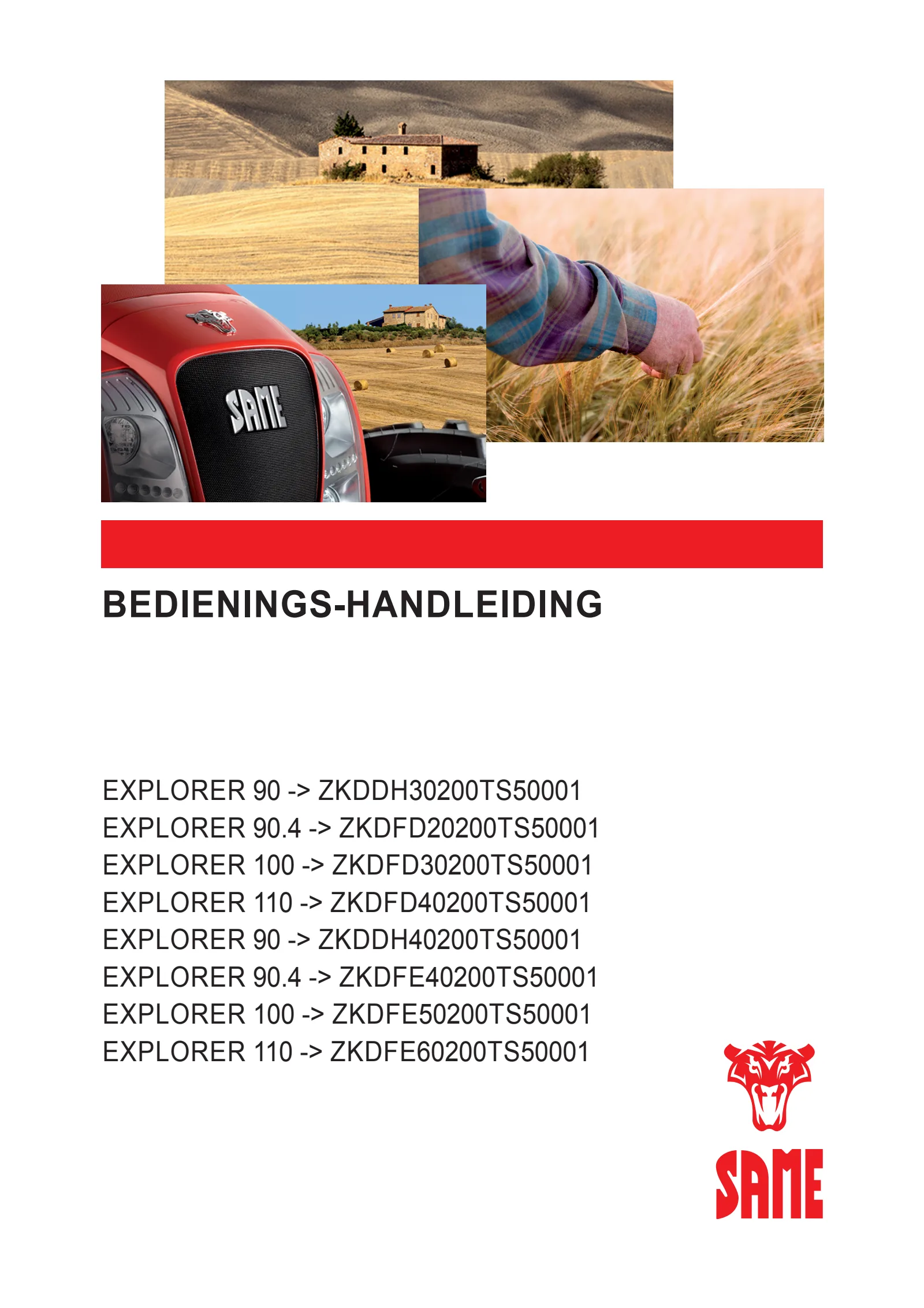 Bedieningshandleiding: EXPLORER 90 → ZKDDH30200TS50001