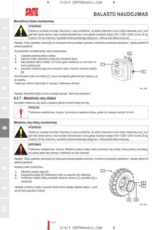 Operatoriaus vadovas: LASER 130 → DF1DP602W0CS10001 – sample manual page 3