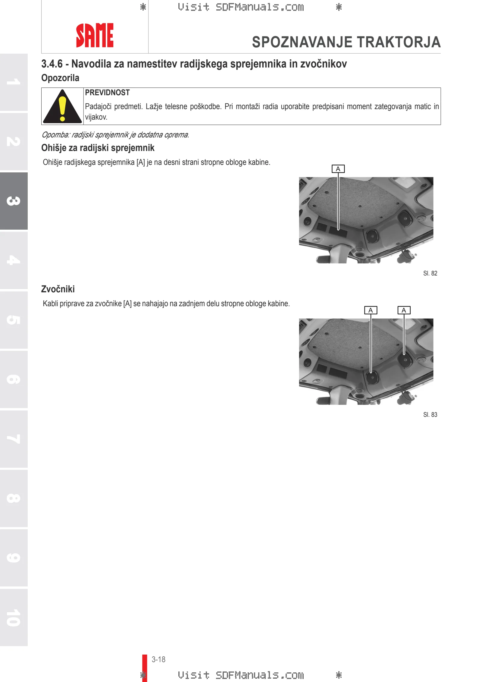 Uporabniški priročnik: LASER 130 → DF1DP602W0CS10001 – sample manual page 1