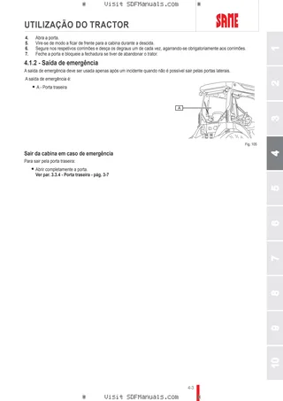 Manual do operador: FRUTTETO CVT 90 V → ZKDEM50200TS50001 – sample manual page 1