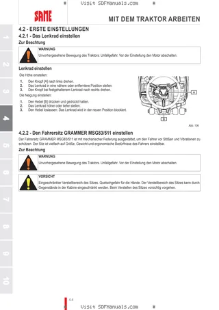 Betriebsanleitung: FRUTTETO CVT 90 → ZKDEP90200TS50001 – sample manual page 1