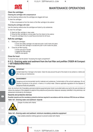Operator's manual: TIGER 50 Compact → M1THB102V0RS10001 – sample manual page 4