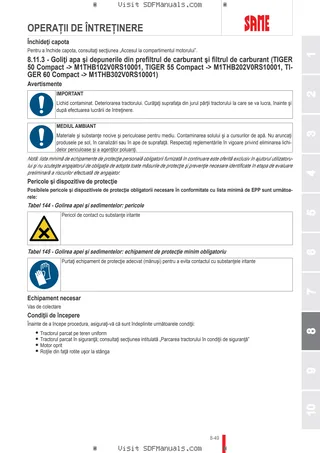 Manual de utilizare: TIGER 50 Compact → M1THB102V0RS10001 – sample manual page 4