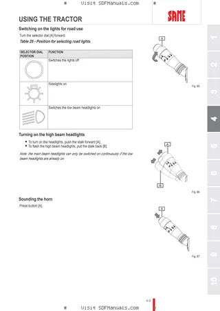 Operator's manual: ARGON 70 → ZKDGN10200RS50001 – sample manual page 1