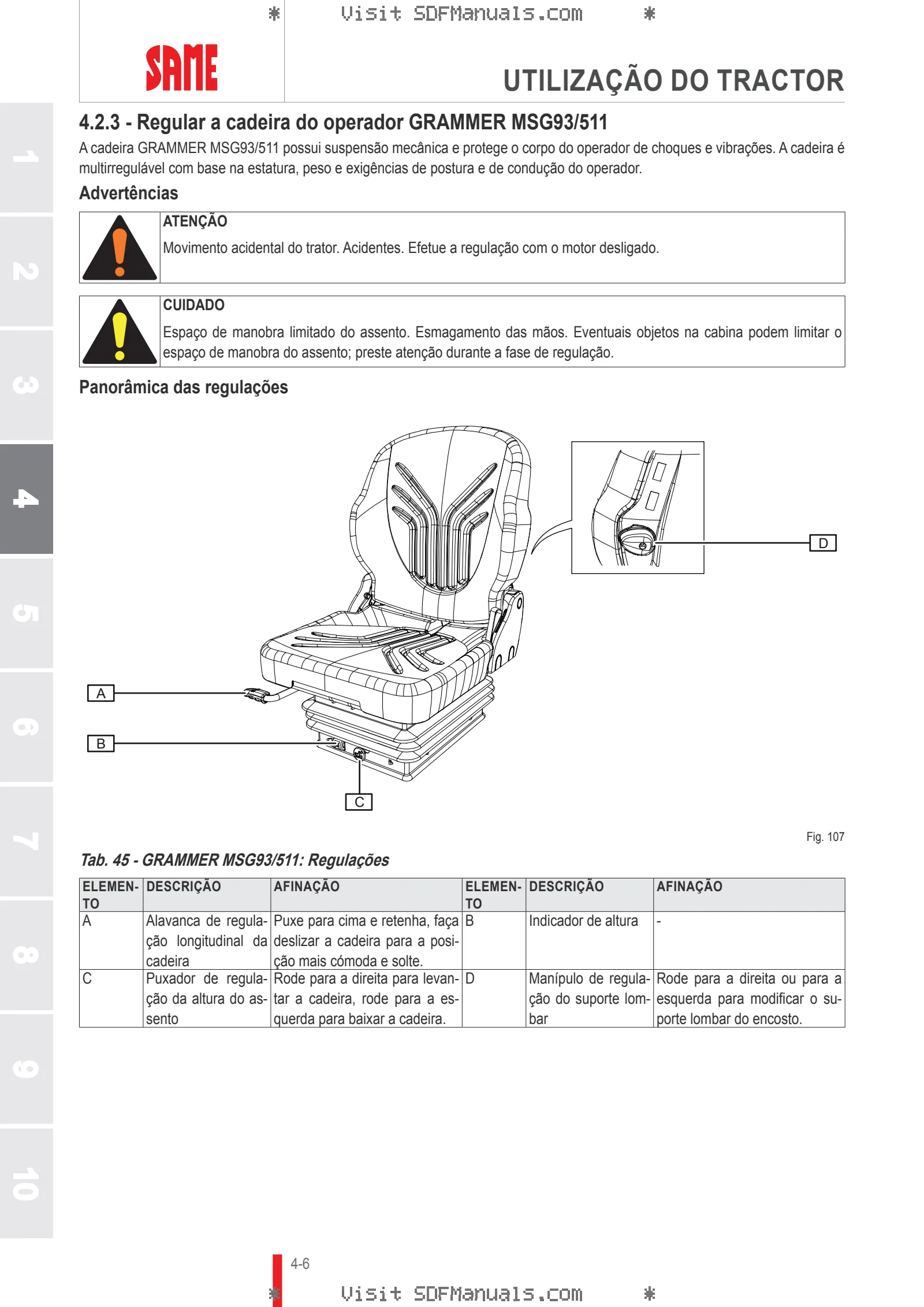 Manual do operador: DORADO CVT 90 → ZKDET30200TS50001 – sample manual page 1
