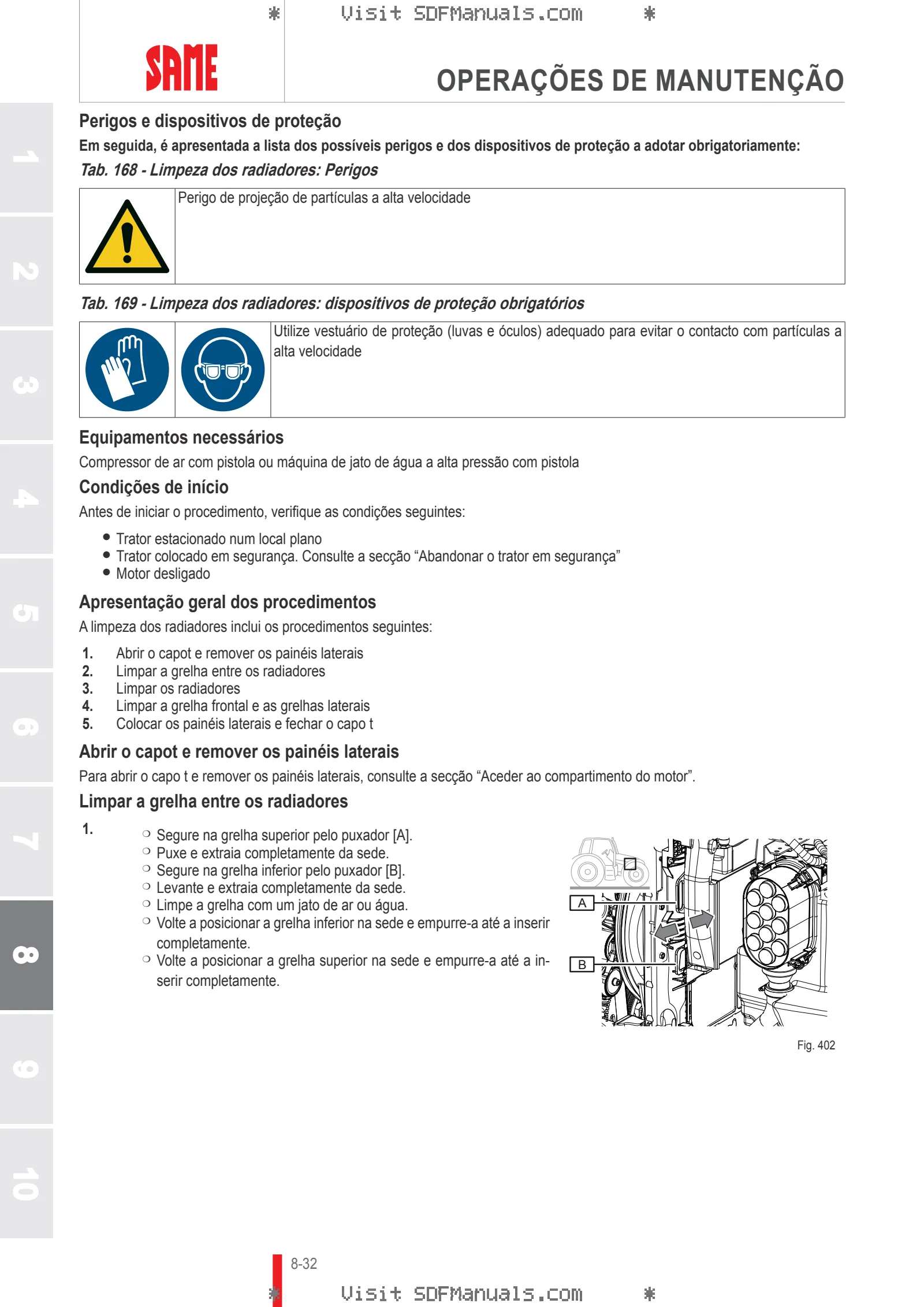 Manual do operador: DORADO CVT 90 → ZKDET30200TS50001 – sample manual page 4