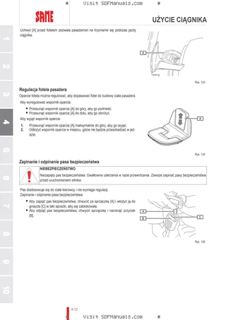 Instrukcja operatora: EXPLORER 95 → ZKDHX70200TS50001 – sample manual page 1