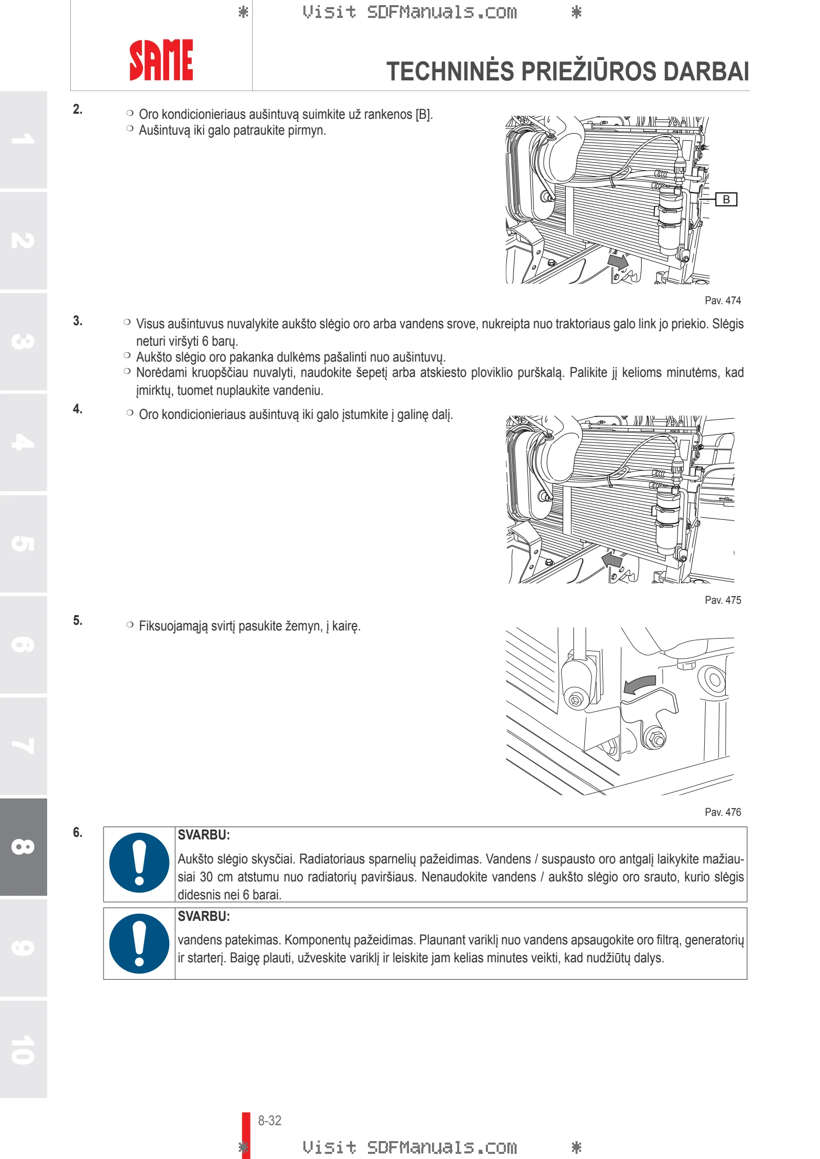 Operatoriaus vadovas: VIRTUS 120 → WSXKB60200LS10001 – sample manual page 4