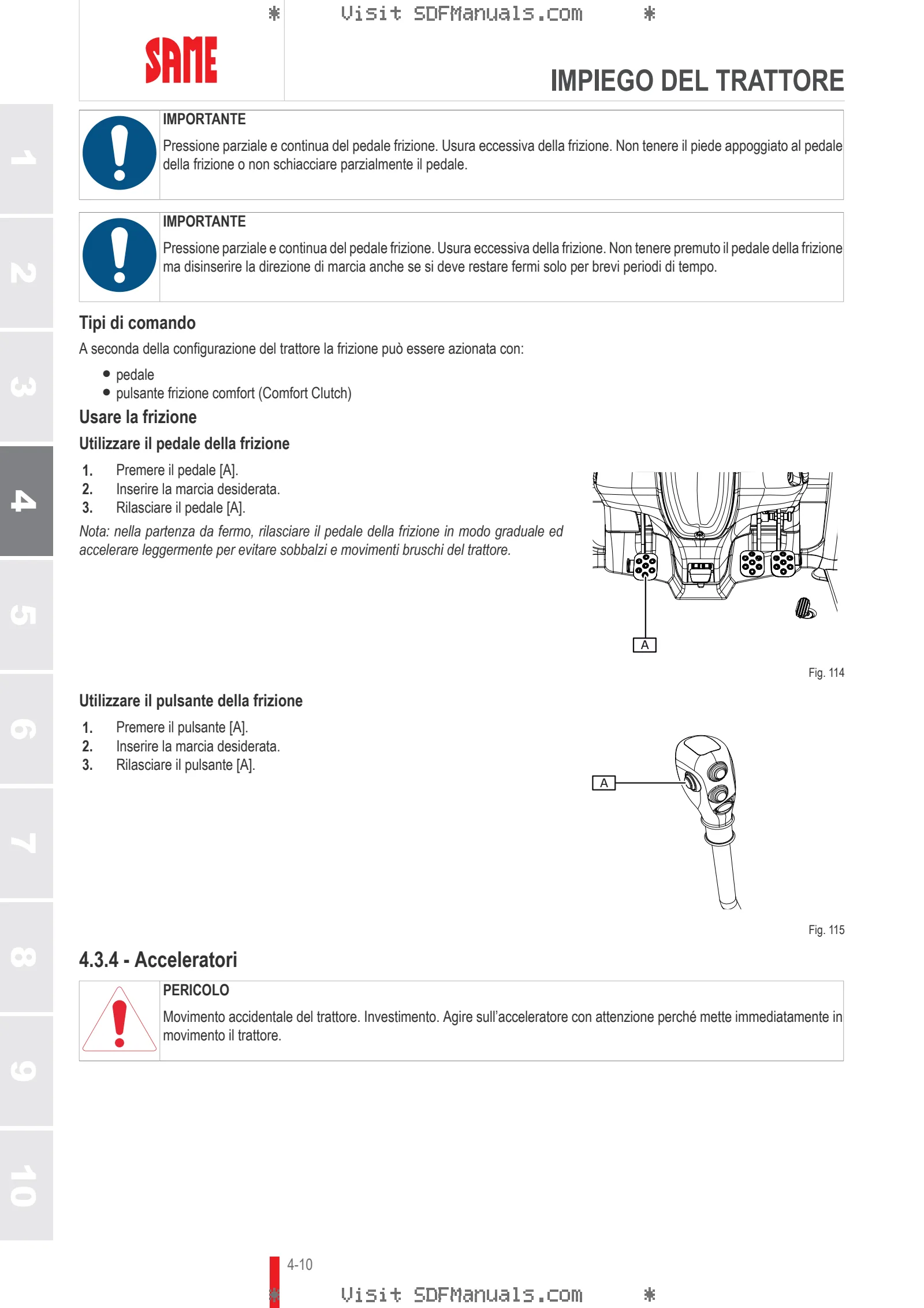 Manuale operatore: FRUTTETO 90 → ZKDKV00200TS50001 – sample manual page 1