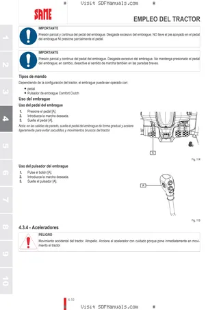 Manual del conductor: FRUTTETO V 90 → ZKDKT00200TS50001 – sample manual page 1
