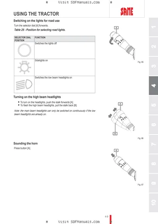 Operator's manual: ARGON 55 → NNZML50200BS00001 – sample manual page 1