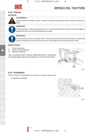 Manuale operatore: ARGON 55 → NNZML50200BS00001 – sample manual page 1