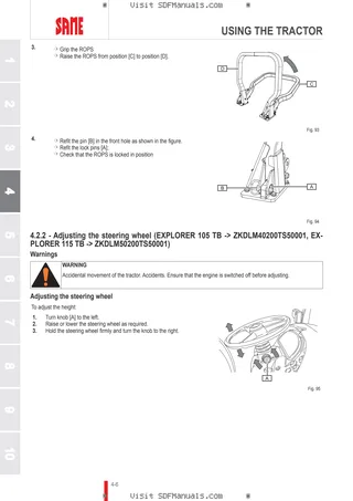 Operator's manual: EXPLORER 105 TB → ZKDLM40200TS50001 – sample manual page 1