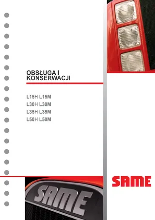Instrukcja operatora: L15H L15M – manual cover