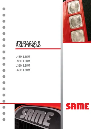 Manual do operador: L15H L15M – manual cover
