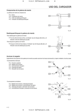 Manual del conductor: FE 850P-850H-950P-950H – sample manual page 1
