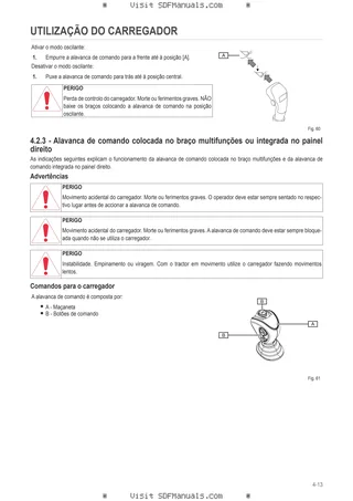 Manual do operador: FE 850P-850H-950P-950H – sample manual page 1
